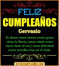 GIF Frases de Cumpleaños Gervasio